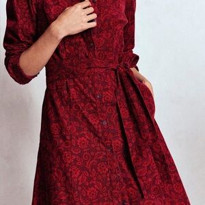 Boden NWT Clara Cord Midi Dress